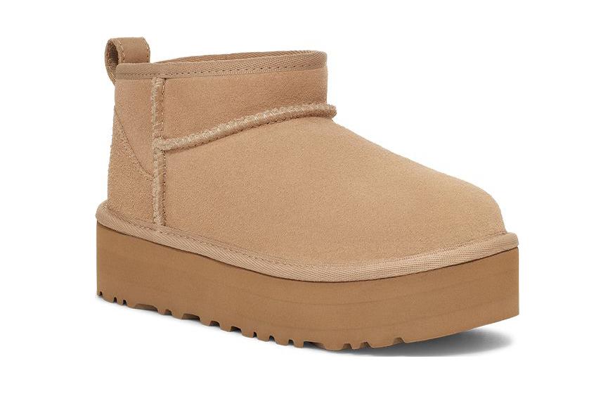 (PS) UGG Classic Ultra Mini Platform 'Sand' 1157791K-SAN