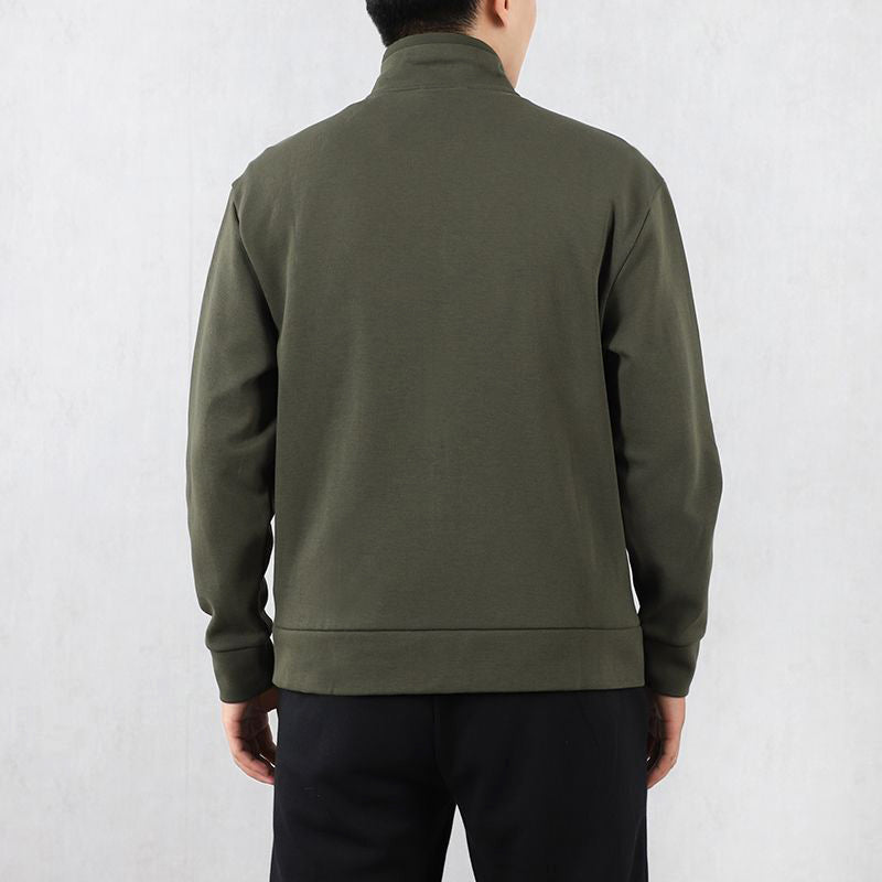 PUMA Athleisure Casual Sports Stand Collar Knit Jacket Dark Green 585258-70