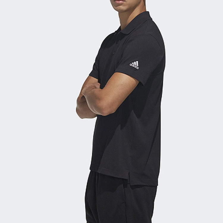 adidas M MH BSC Sports Solid Color Short Sleeve Black FM5418
