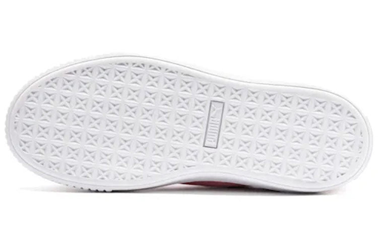 (WMNS) PUMA Suede Platform 'Pink White' 362223-14