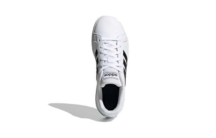(GS) adidas Grand Court J 'White Black' EF0103