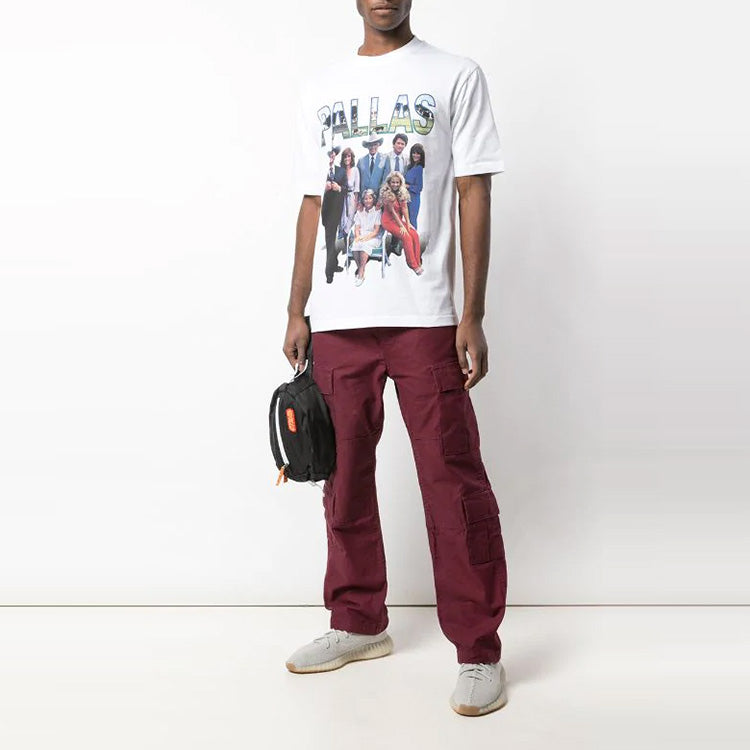 PALACE SS19 Pallas White Character Printing Short Sleeve Unisex PAL-PT-WHT19SS