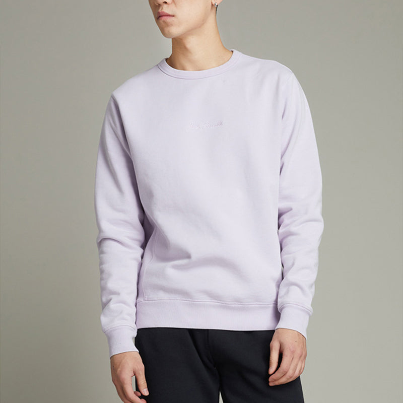 Converse Jack Purcell Pullover Crewneck Sweatshirt Asia Sizing 'Lilac' 10021636-A04