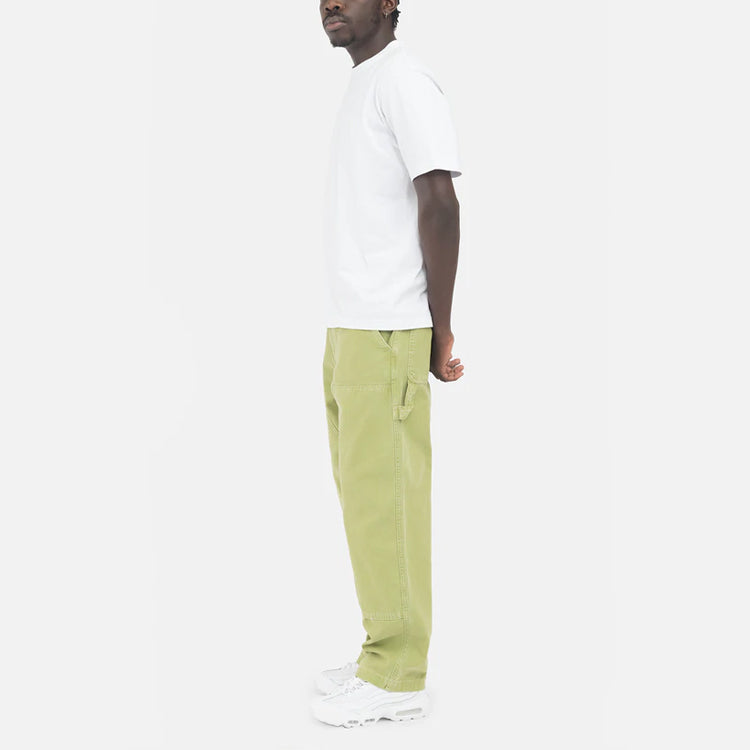 Stussy Stone Washed Canvas Work Pant 'Green' 116541