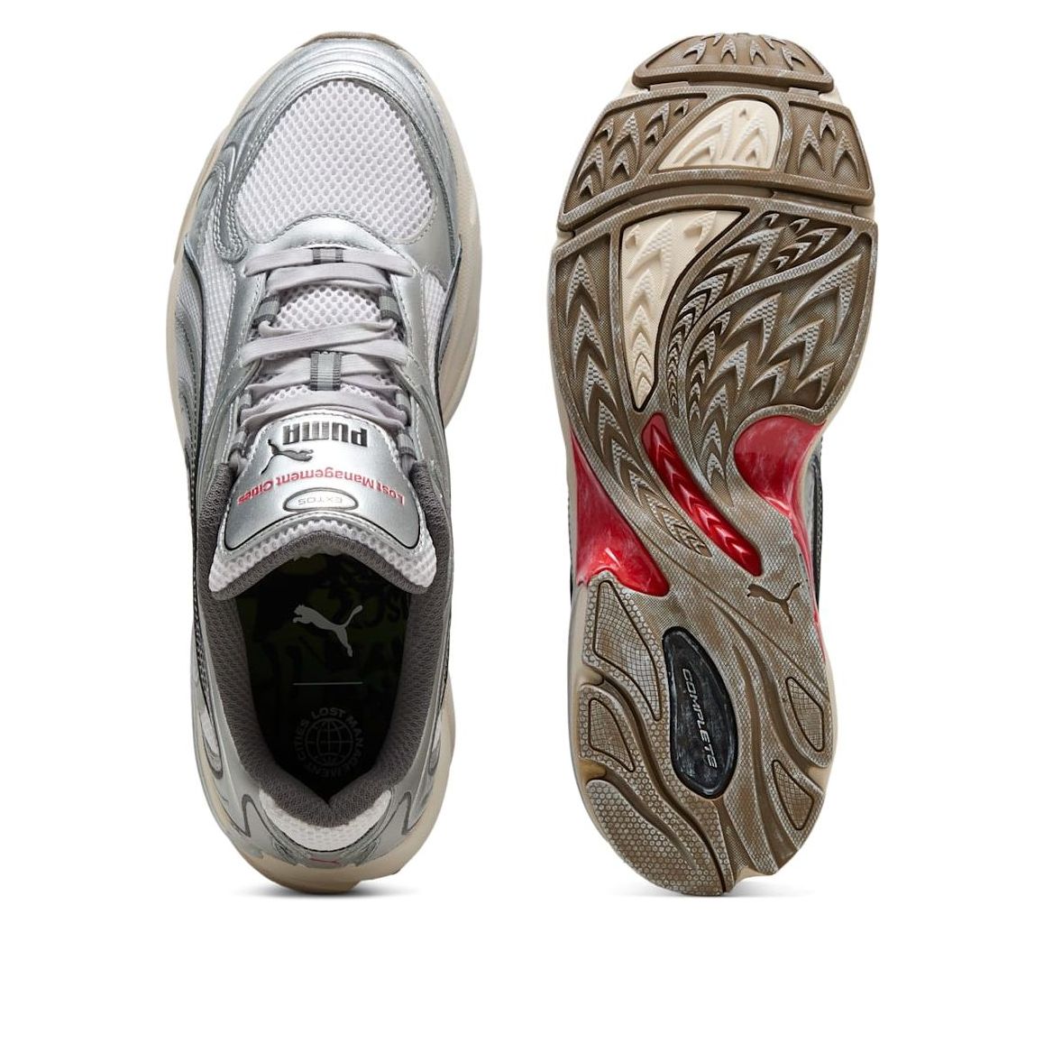 PUMA x Lmc Extos 'Warm White Cast Iron' 398314-01