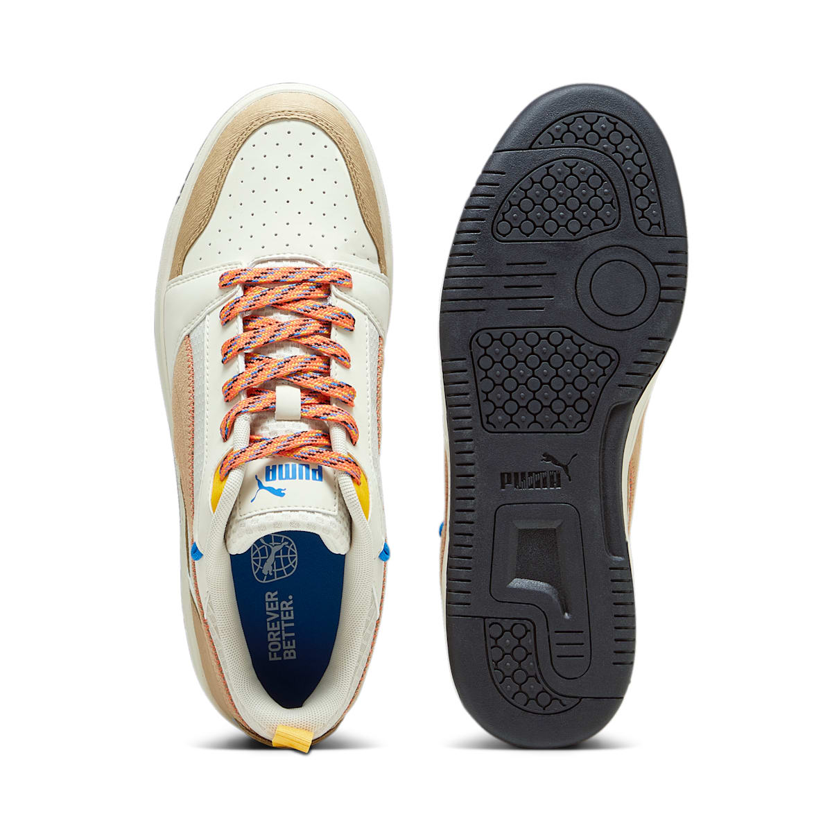 PUMA Rebound V6 Low 'White Khaki' 393581-02