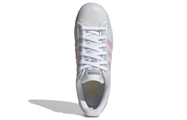 (WMNS) adidas originals Superstar Futureshell 'White Orange Pink' FY7357