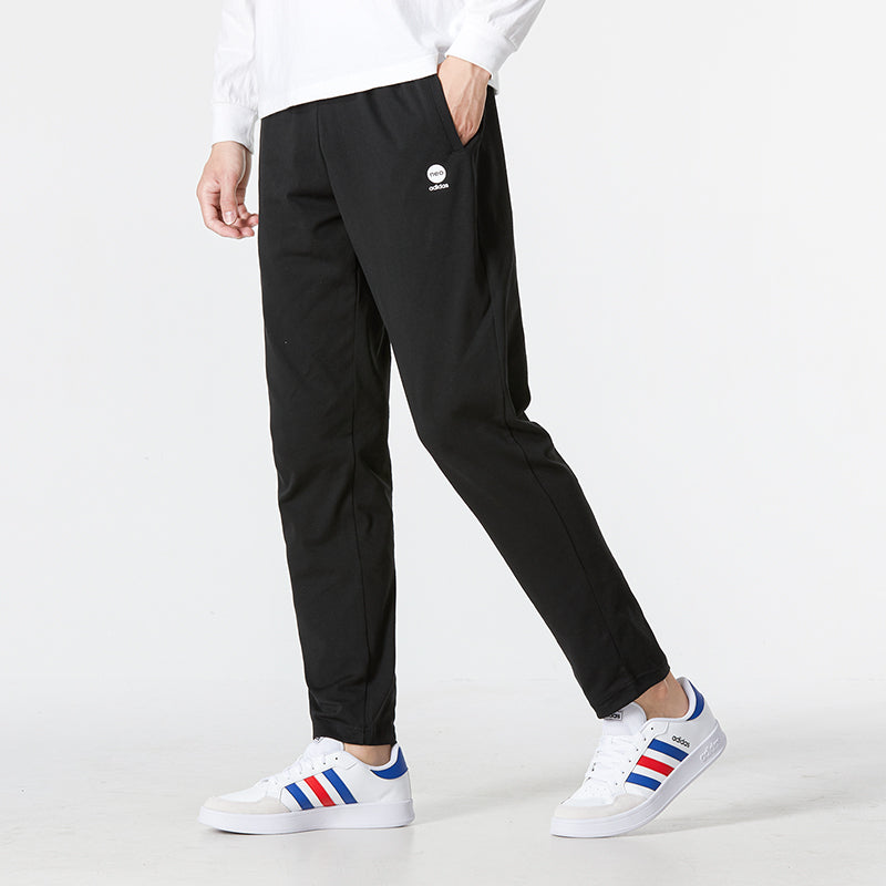 Men's adidas Casual Straight Pants Woven Sports Pants/Trousers/Joggers Autumn Black HM1995