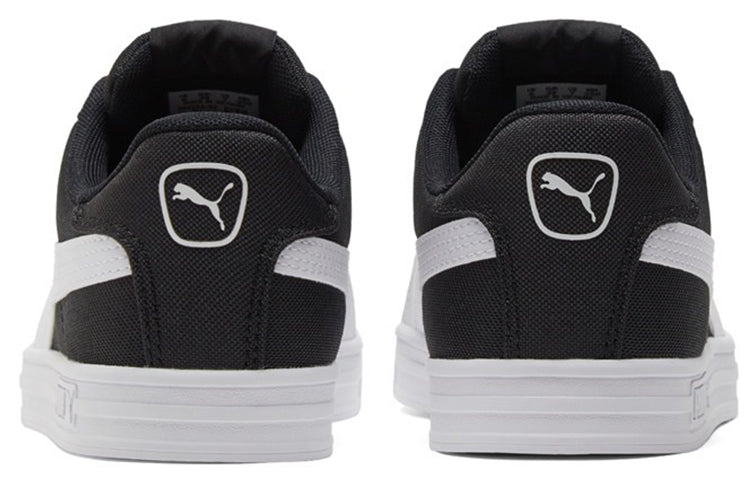 PUMA Smash Vulc Retro Casual Skateboarding Shoes Unisex Black 385554-02