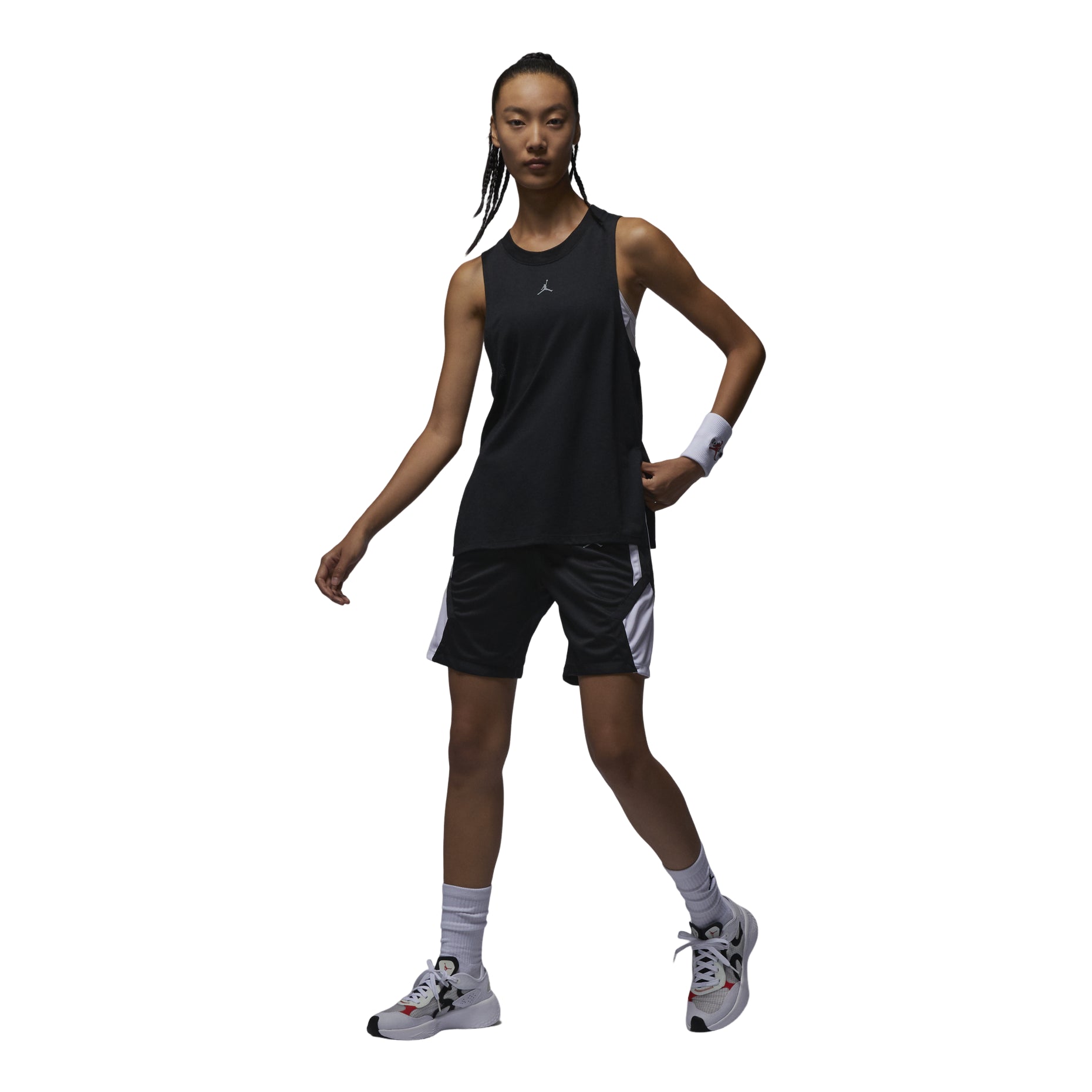 (WMNS) Air Jordan Sports Diamond Tank Top 'Black' FB4630-010
