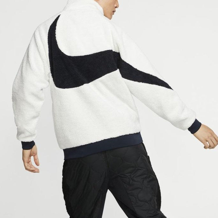 Nike Big Swoosh Reversible Boa Jacket (Asia Sizing) 'White' BQ6546-114