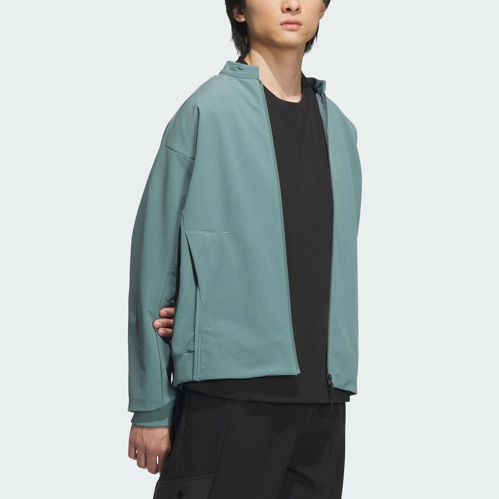 adidas Wuji Must-Have Woven Jacket Asia Sizing 'Teal' IX4284