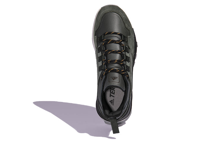 adidas Terrex Hikster Leather Shoes 'Black Green' FX4663