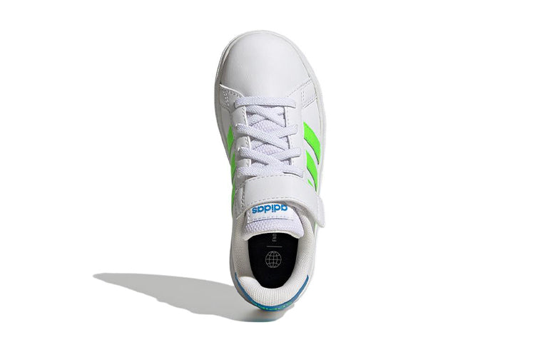 (GS) adidas Grand Court 2.0 'White Solar Green' GW6515