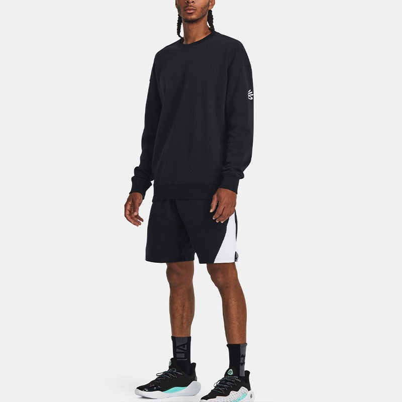 Under Armour Curry Splash Crew Sweatshirt 'Black' 1380836-001
