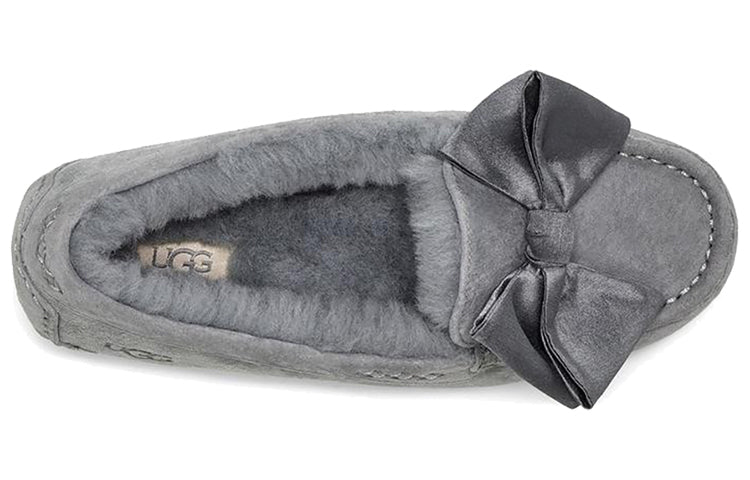 (WMNS) UGG Clara Glam Bow Slip on Grey 1103131-GYS