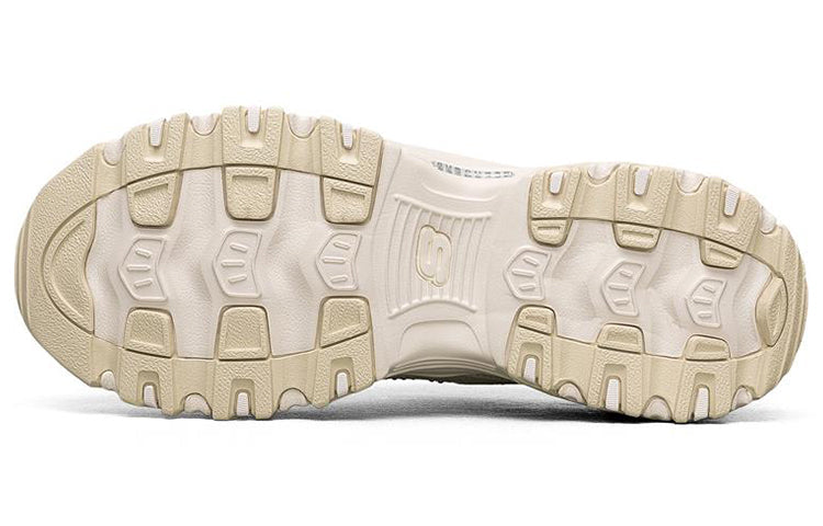 (WMNS) Skechers D'Lites 1.0 low Sneaker GS White 149463-OFWT