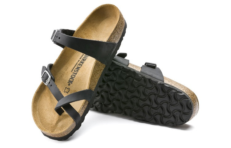Birkenstock Mayari Natural Leather Oiled 'Black' 0171481