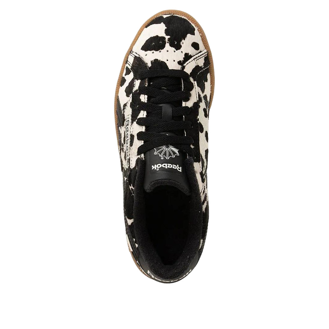 (WMNS) Reebok Club C Grounds UK Shoes 'Cow Black Chalk' 100262103