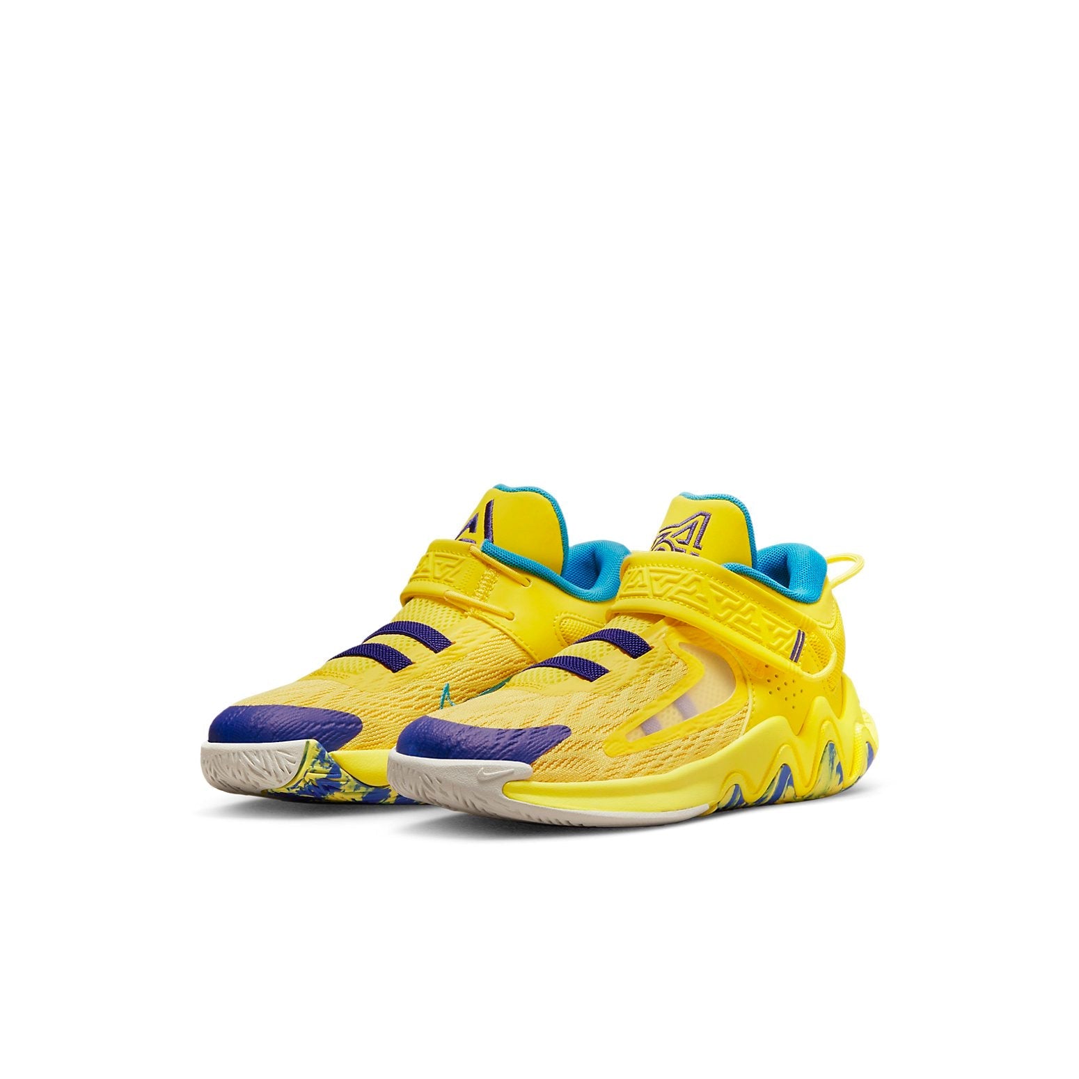 (PS) Nike Giannis Immortality 2 'Yellow Strike Laser Blue' DQ1942-700
