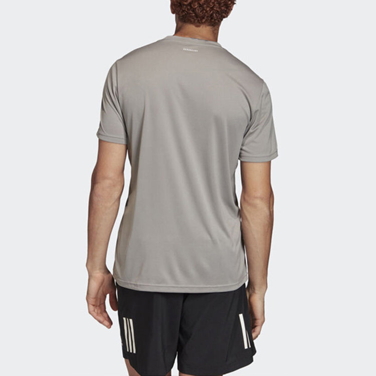 adidas Casual Sports Round Neck Short Sleeve Gray FJ5002