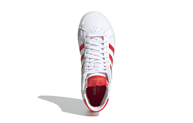 (GS) adidas originals Basket Profi J Shoes White/Red FZ0647