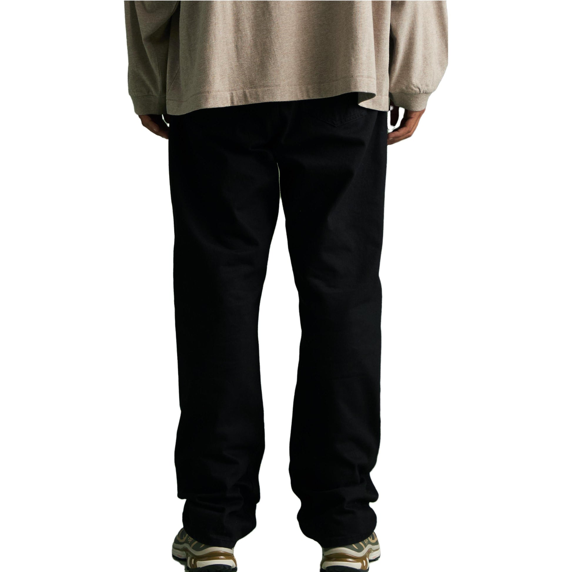 Fear of God Essentials FW23 5 Pocket Jean 'Jet Black' 130BT234110F