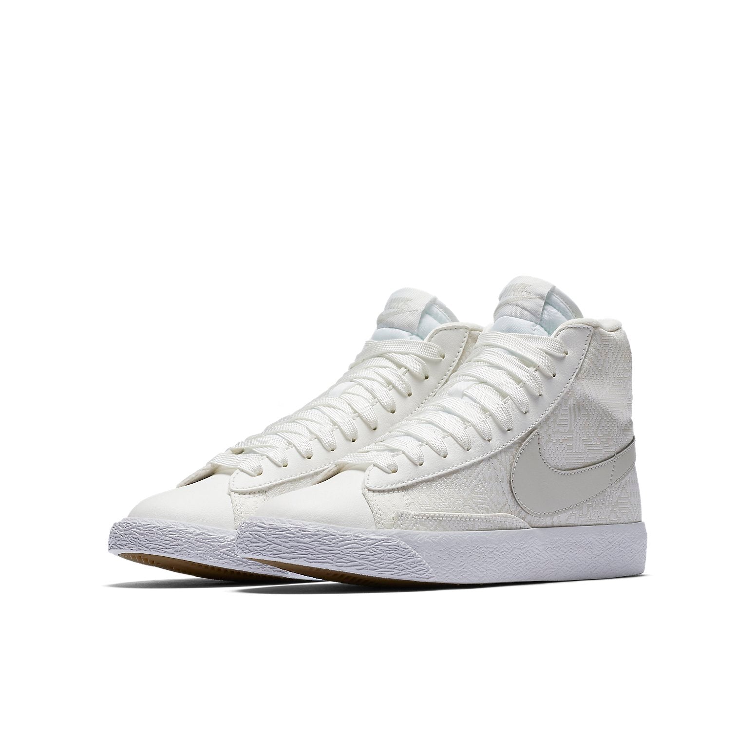 (GS) Nike Blazer Mid SE 'White Light Bone Pattern' 902772-100