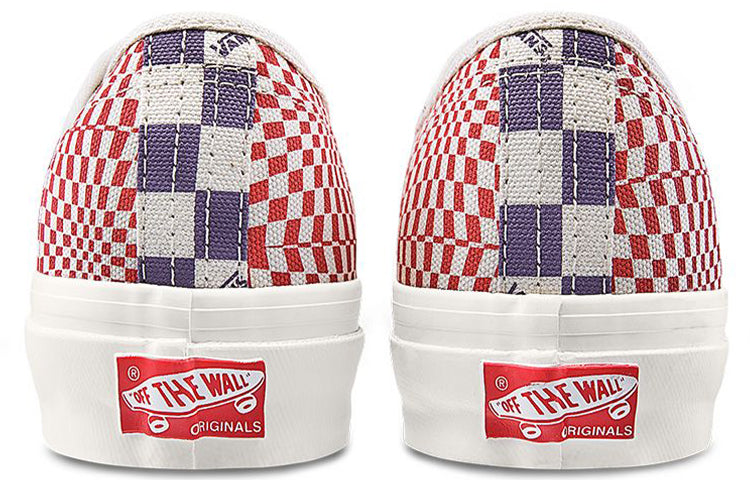 Vans OG Authentic LX 'Logo Check Indigo Red' VN0A4BV91XR
