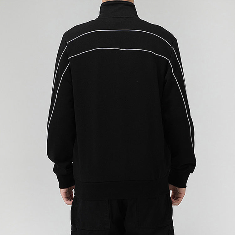 PUMA Knit Cardigan Stand Collar Jacket Black 530023-01
