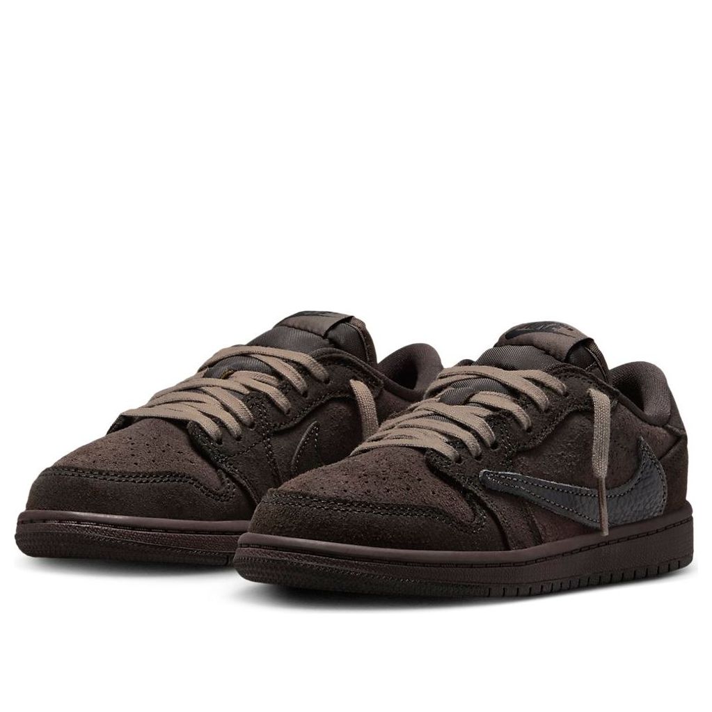 (PS) Air Jordan 1 Retro Low OG SP x Travis Scott 'Velvet Brown' DO5442-202