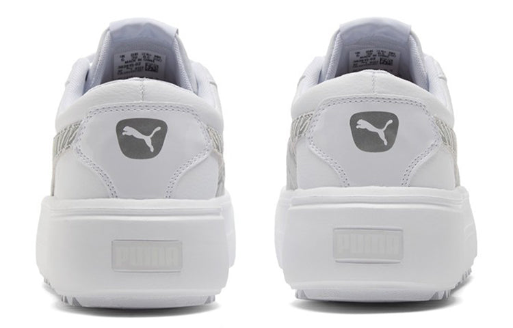 (WMNS) PUMA Kaia Platform Casual Skateboarding Shoes White 383915-02