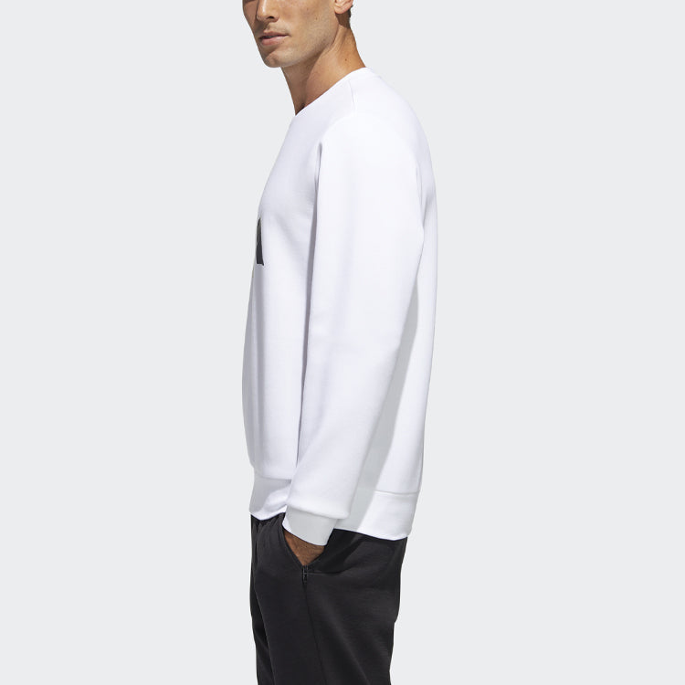 adidas Ub Gfx Swt Athleisure Casual Sports Round Neck Pullover White GF4003