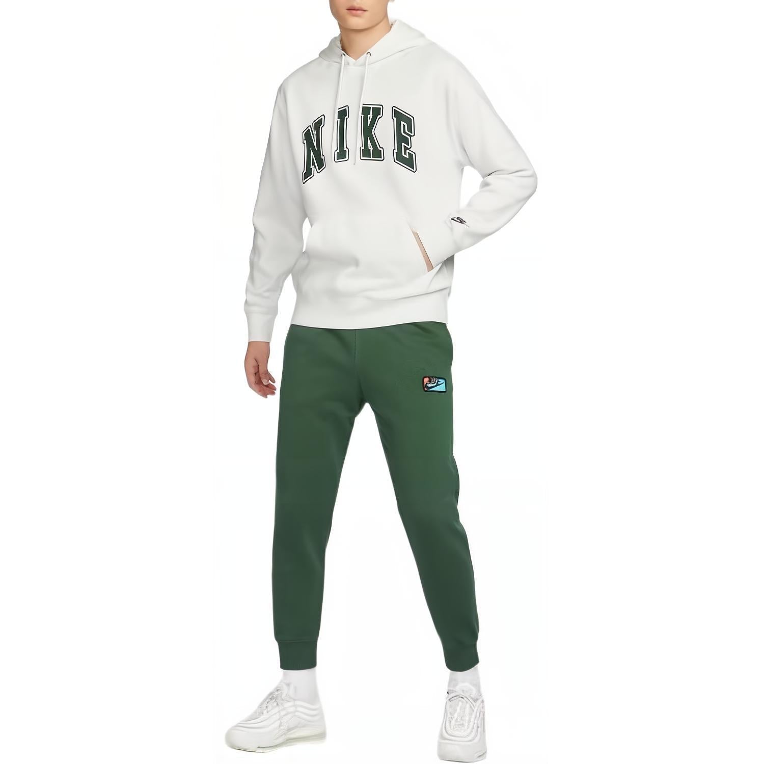 Nike Club Hoodie 'White Green' FZ0872-133