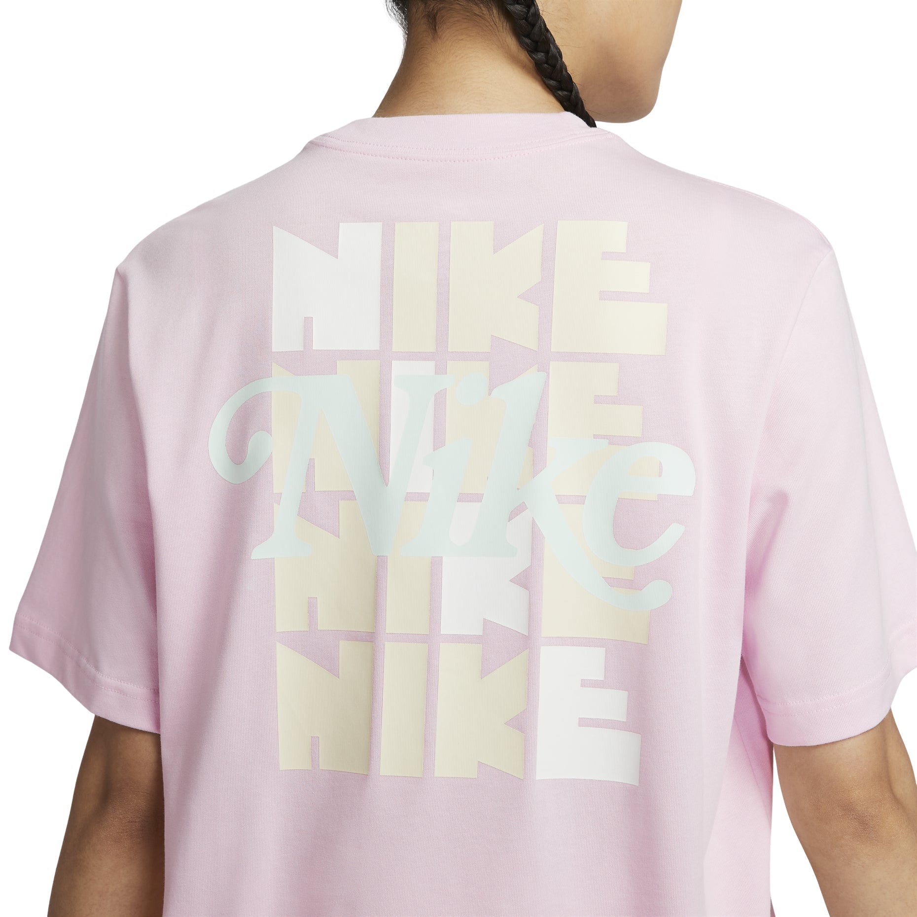 (WMNS) Nike Sportswear Boxy T-Shirt Asia Sizing 'Pink' HM4581-663