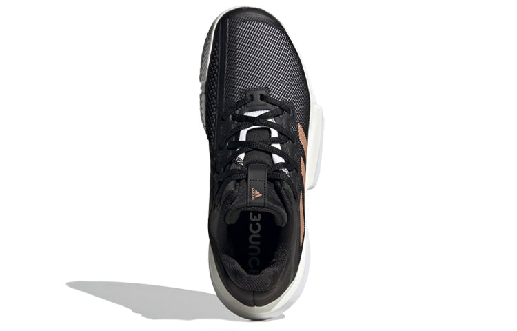 (WMNS) adidas Solematch Bounce Hard Court 'Black White' FU8125
