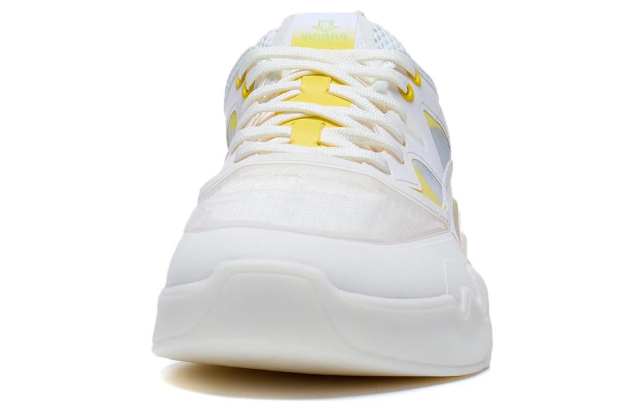 Li-Ning Ellington Skateboarding Shoes 'White Yellow' AEPR009-27