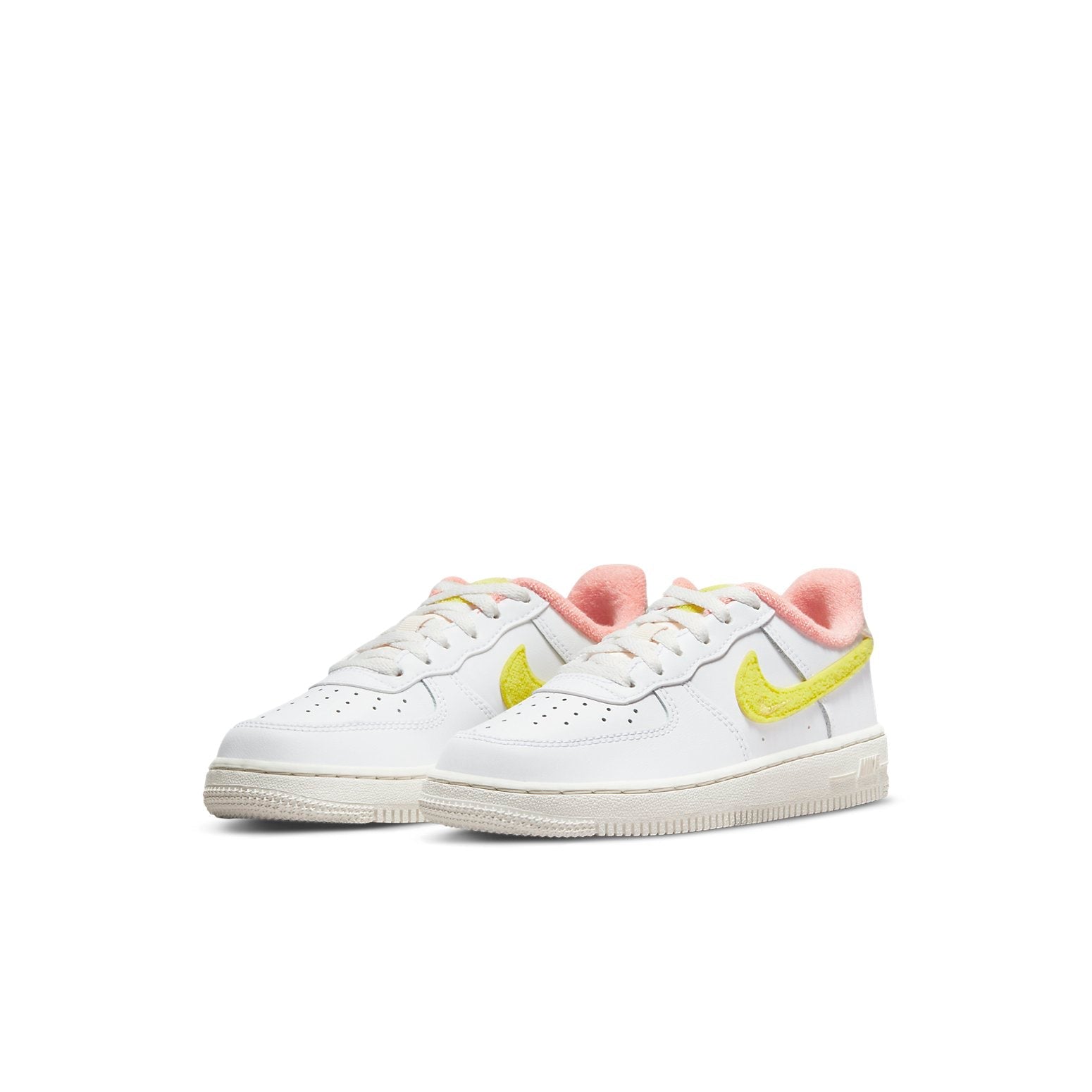 (PS) Nike Force 1 LV8 'White Yellow Strike' DV2199-100