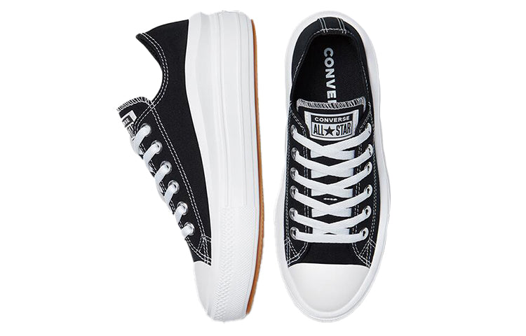 (WMNS) Converse Chuck Taylor All Star Move Low 'Black' 570256C