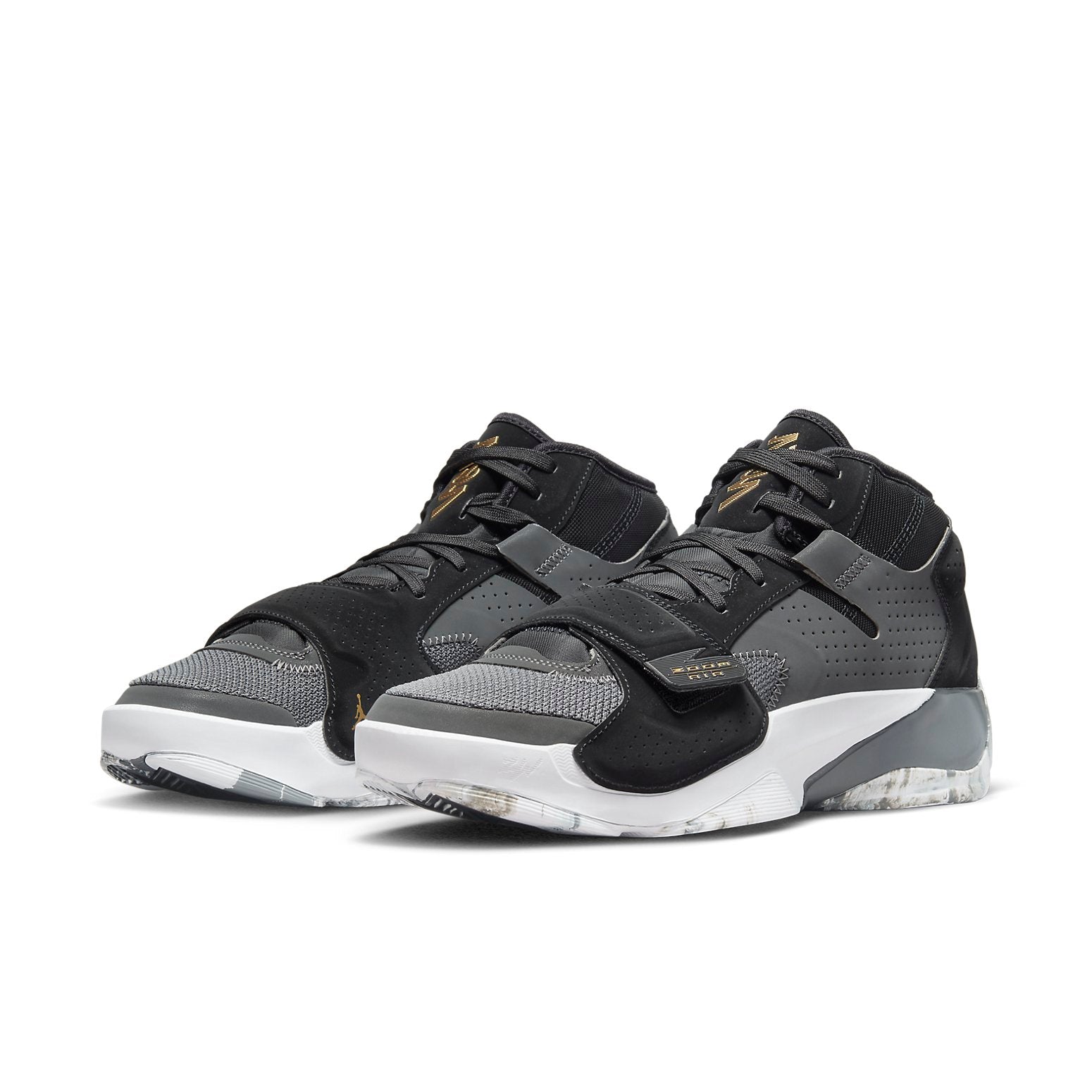 Air Jordan Zion 2 TB 'Black Metallic Gold' DQ7688-001