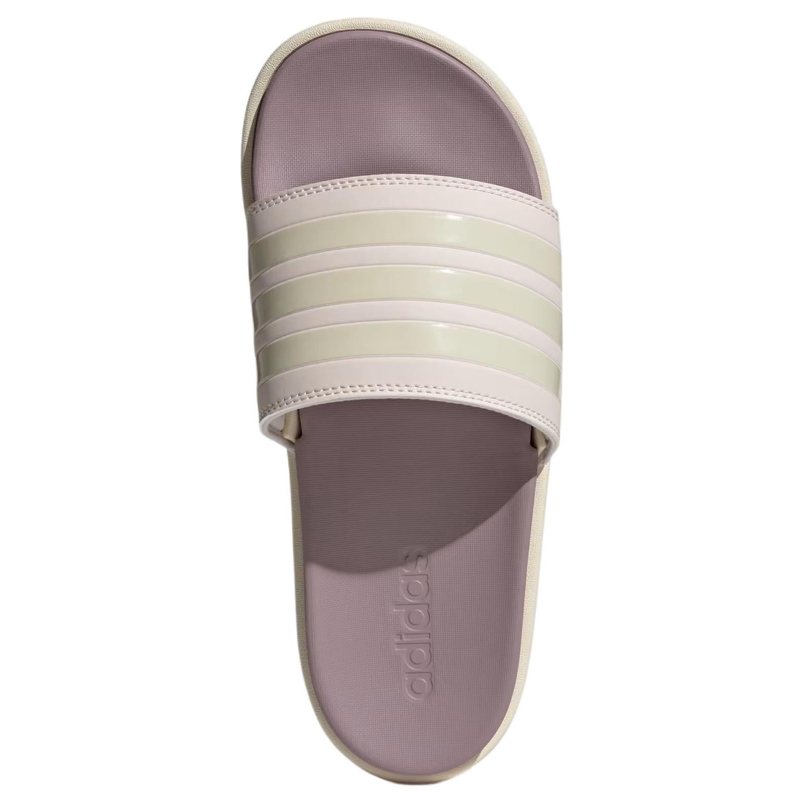 (WMNS) adidas Adilette Platform Slides Asia Sizing 'Mauve Wonder White' IF1620