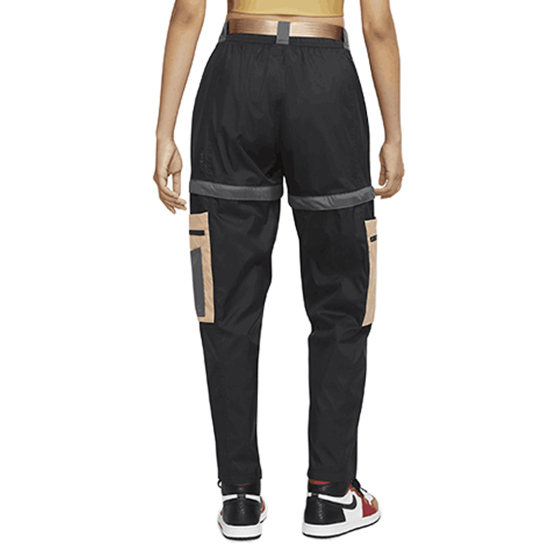 (WMNS) Air Jordan Casual Sports Detachable Pants Contrasting Colors Multiple Pockets Long Pants/Trousers Black DD7098-010