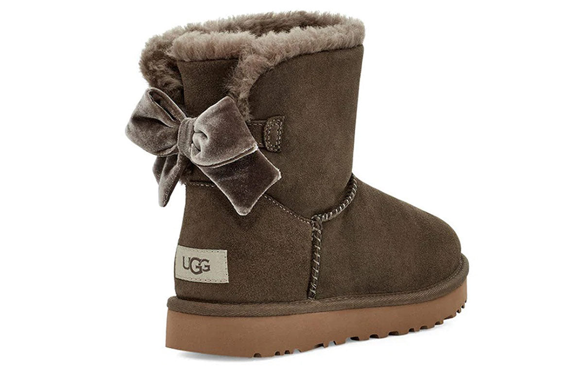 (WMNS) UGG Mini Bailey Bow Velvet Ribbon 1118975-ESPR