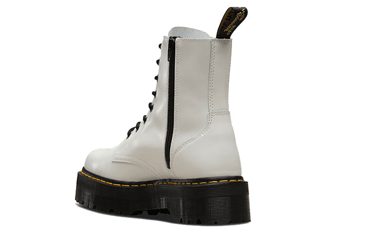 Dr. Martens Jadon Smooth Leather Platform Boot 'White' 15265100