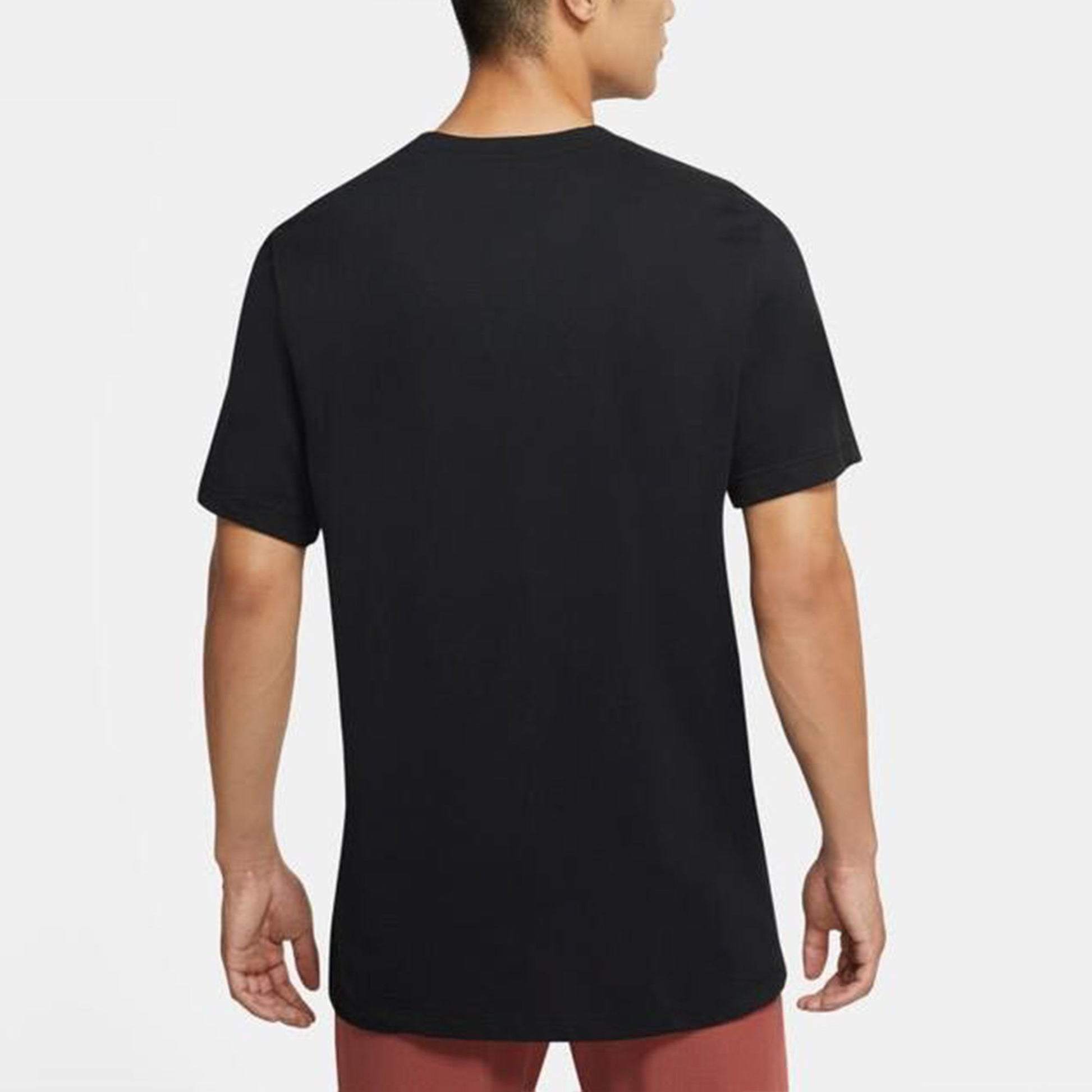 Nike Running Logo Printing Sports Short Sleeve Black CW0946-010