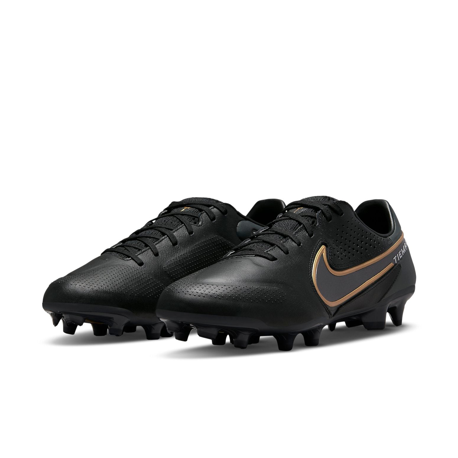 Nike Tiempo Legend 9 Pro FG 'Black Metallic Gold' DA1175-007