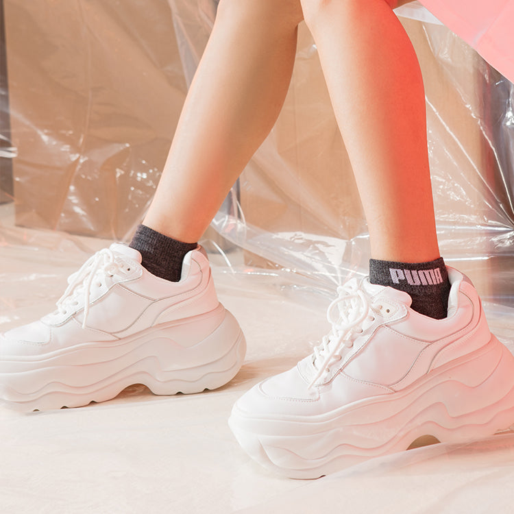 PUMA Quarter Socks 3 pack 'Black White' 100002381-002