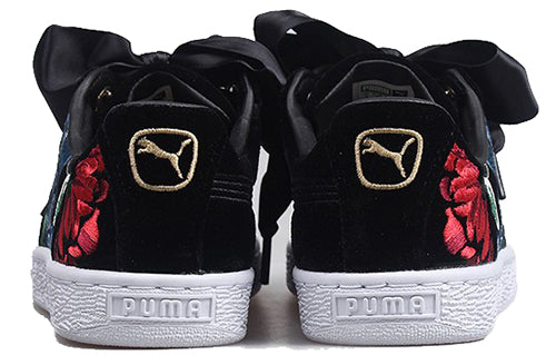 (WMNS) PUMA Basket Heart 'Hyper Embroidered' 366116-01