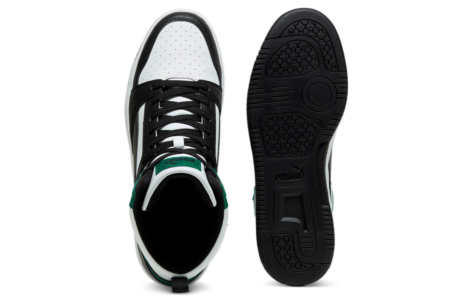 PUMA Rebound v6 'Black White Green' 392326-16