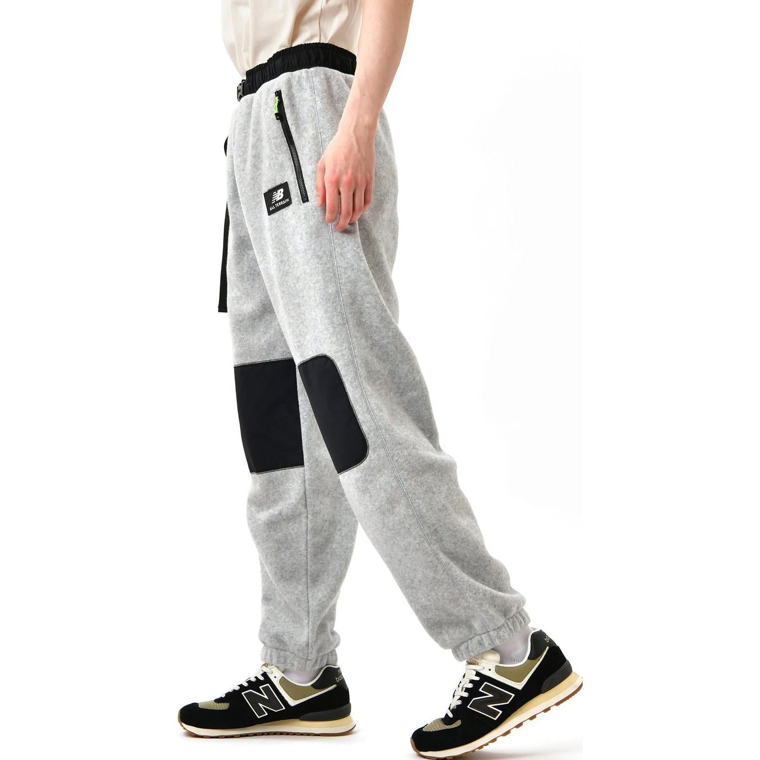 New Balance AT Fleece Pants Asia Sizing 'Grey' MP23509-GML